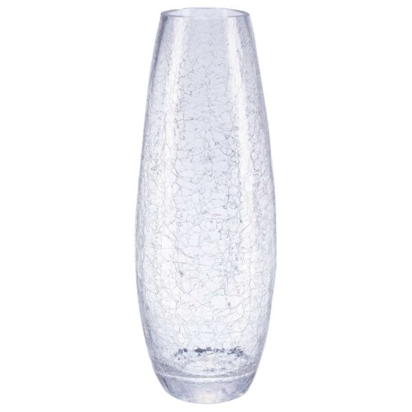 Vase Ovale Effet Craquelé - Hauteur 42 cm